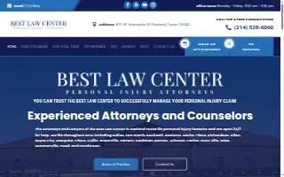 Best Law Center website