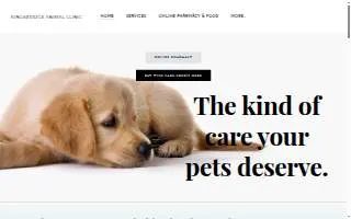 Kingsbridge Animal Clinic website