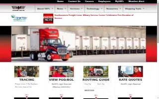Southeastern Freight Lines of Garland website