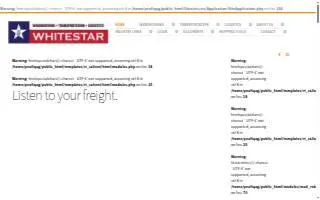 WhiteStar Logistics website