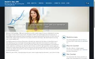 David O Awe, CPA & Consultants website