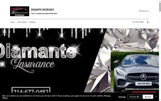 Diamante Insurance website