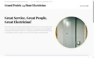 Grand Prairie 24 Hour Electrician website