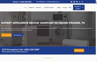 Steve Alden Appliances website