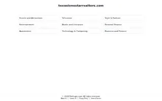 Texas Lone Star Realtors website