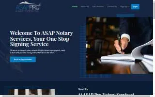 Asap Pro Notary Services website