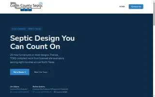 Collin County Septic Design & Evaluation website
