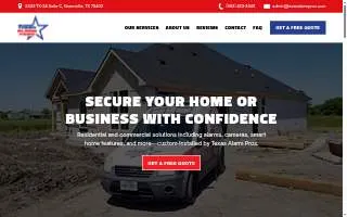 Texas Alarm Pros LLC website