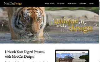 ModCat Design of Harker Heights website