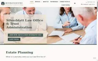Silverblatt Law Office & Trust Services website
