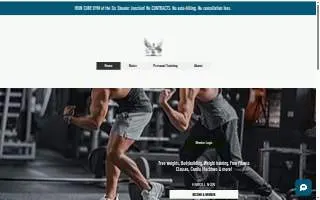 Iron Core Gym website
