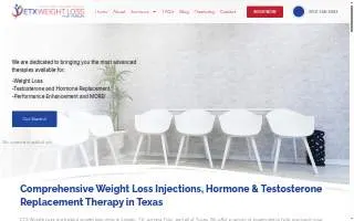 ETX Weight Loss and Vitality website