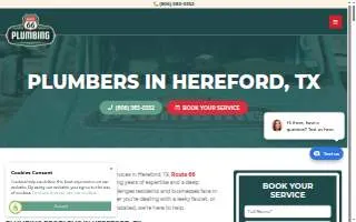 Hereford Plumbing website