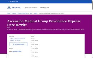 Ascension Medical Group Providence Express Care Hewitt
