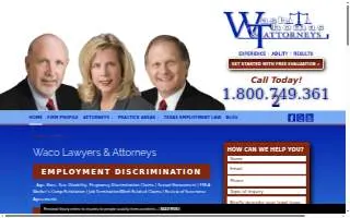Wash & Thomas Attorneys website