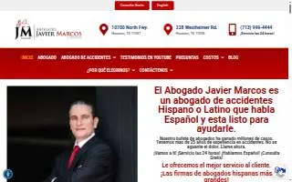 Abogado Javier Marcos - Abogado de Accidentes website