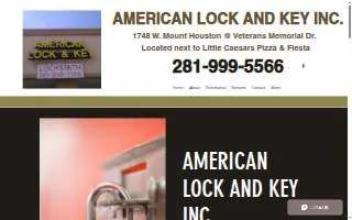 American Lock and Key, Inc website