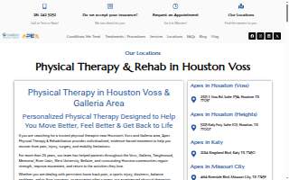 APEX Physical Rehabilitation & Wellness-Houston-Voss