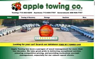 Apple Towing Co. (Houston) website