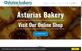 Asturias Bakery Café website