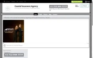 Coastal Insurance Agency of Houston website