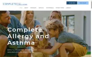 Complete Allergy and Asthma website