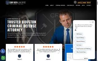 Cory Roth Law Office website