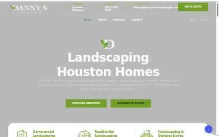 Danny’s Landscaping website