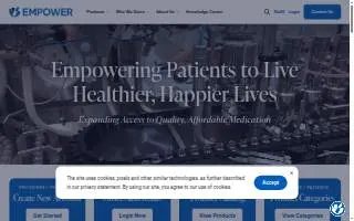 Empower Pharmacy website