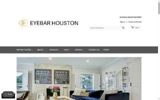 Eyebar Houston website