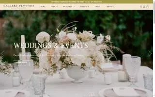 Gallery Flowers website