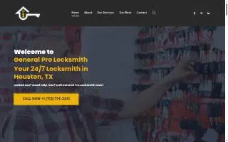 General pro locksmith website