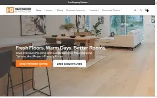 Hardwood Bargains Houston website