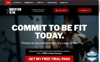 Houston Gym website