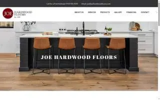 Joe Hardwood Floors website