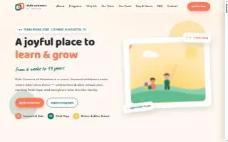 Kids Connect of Houston website