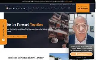 Law Office of Shane R. Kadlec website