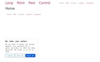 Long Point Pest Control website
