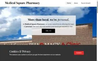Medical Square Pharmacy website