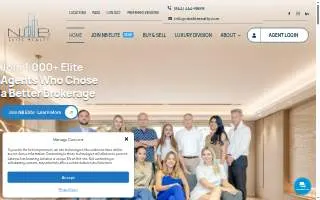 NB Elite Realty Houston website