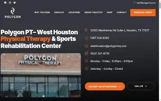 Polygon Physical Therapy - West Houston website