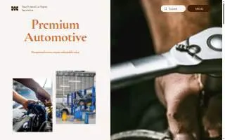 Premium Automotive of Houston website