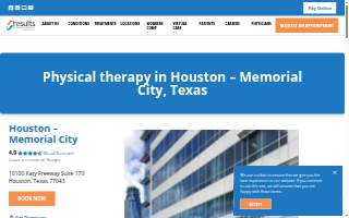 Results Physiotherapy Houston, Texas - Memorial City
