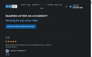 Schechter, Shaffer & Harris, LLP — Accident & Injury Attorneys of Houston website