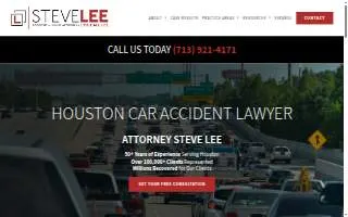 Steve Lee - Accident & Injury Attorneys website