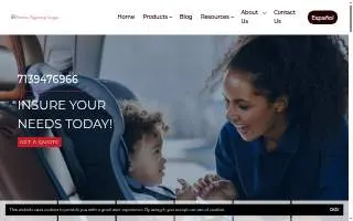 Texan Auto Insurance website