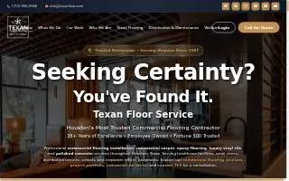 Texan Floor Service Inc website