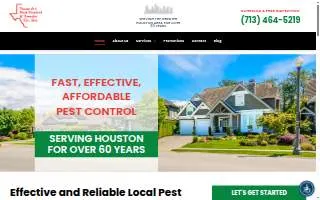 Texas A-1 Pest Control and Termite Co website