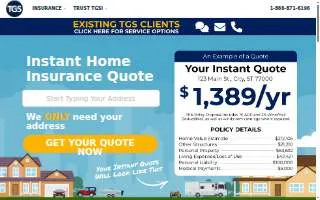 TGS Insurance Agency website