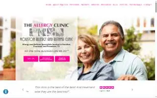 The Allergy Clinic of Houston website